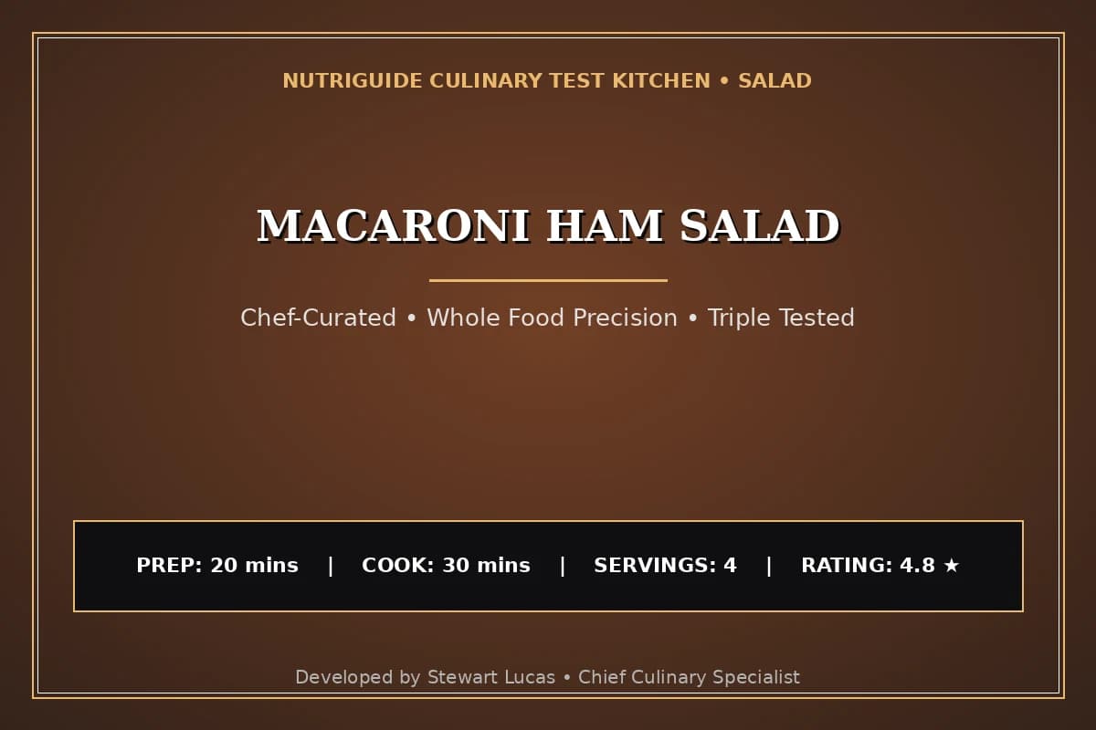 Macaroni Ham Salad