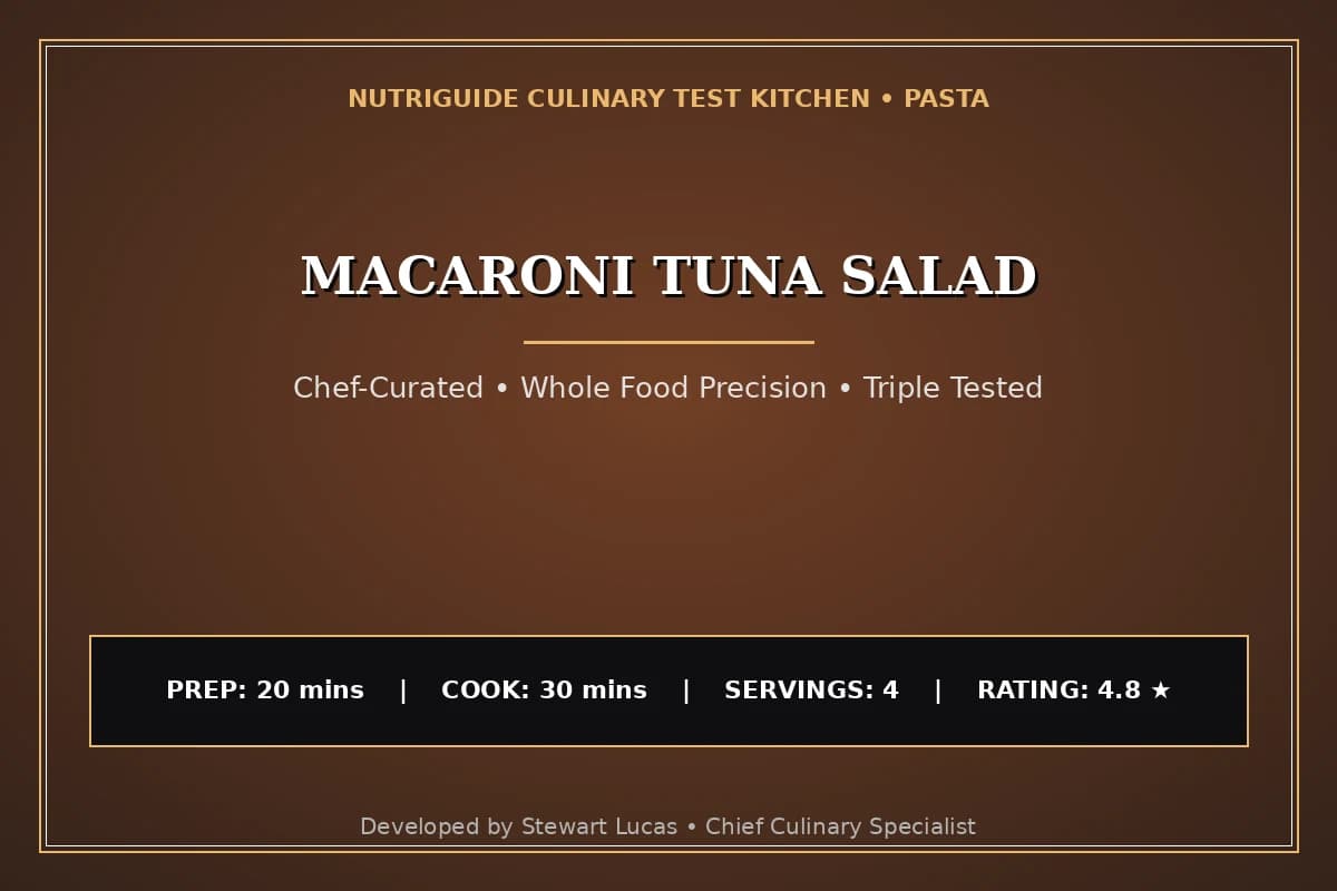 Macaroni Tuna Salad