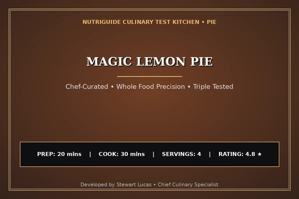 Magic Lemon Pie