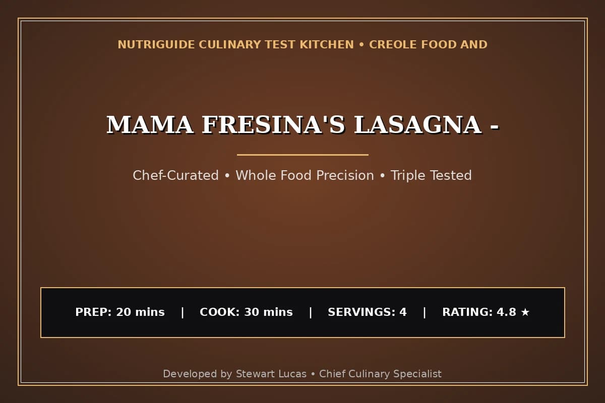 Mama Fresina'S Lasagna -