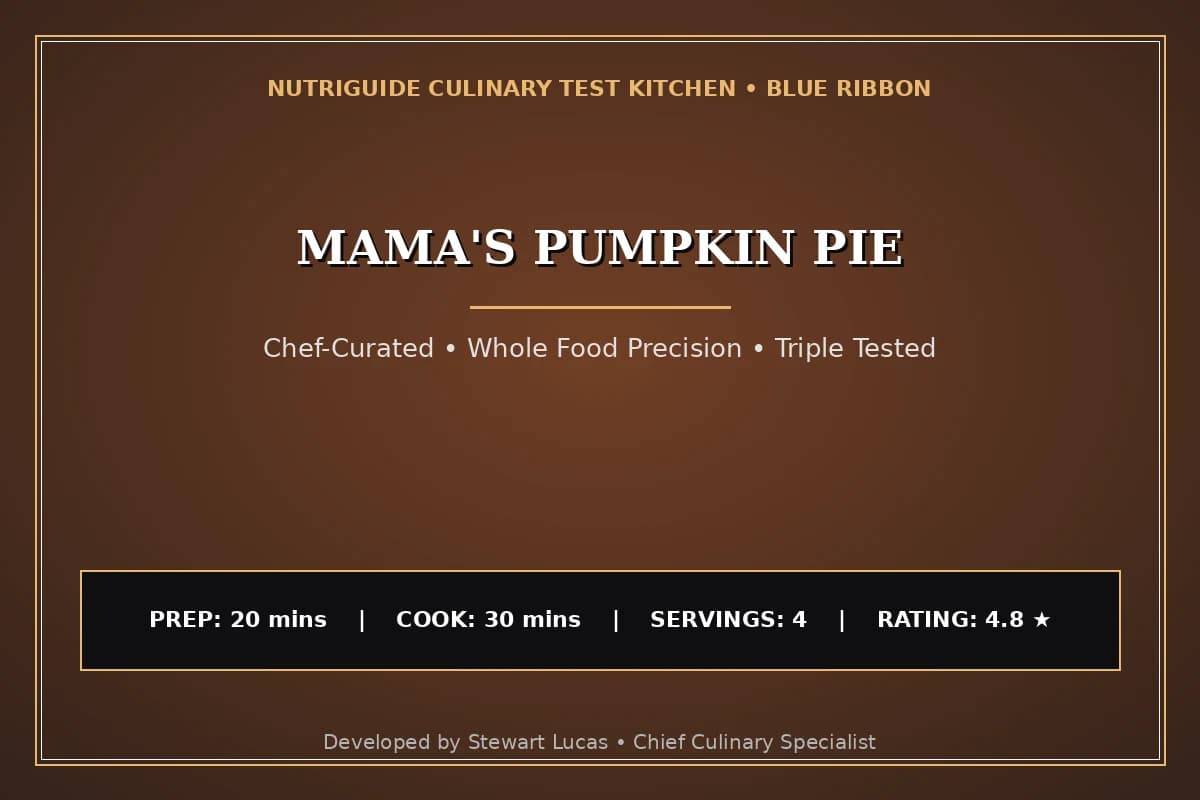 Mama'S Pumpkin Pie