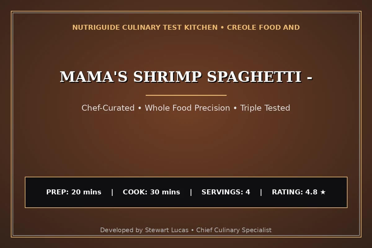 Mama'S Shrimp Spaghetti -