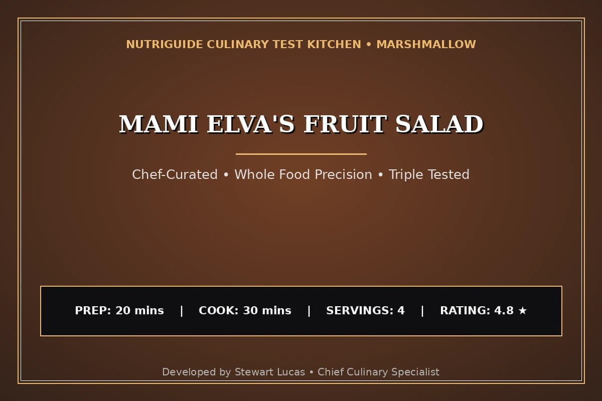 Mami Elva'S Fruit Salad