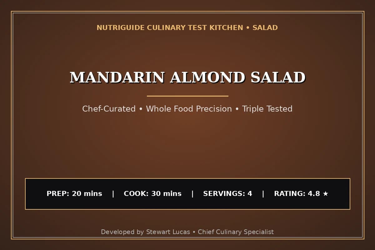 Mandarin Almond Salad