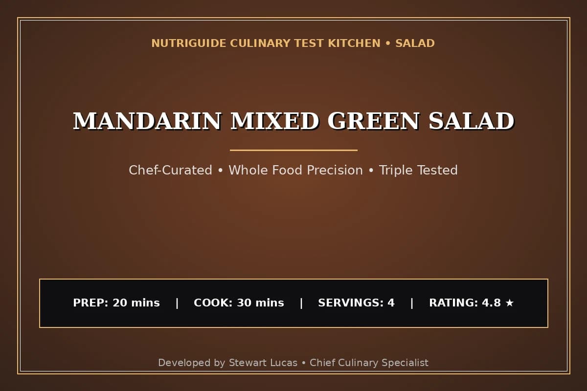 Mandarin Mixed Green Salad