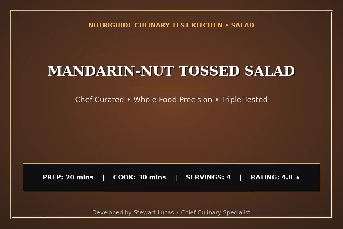Mandarin-Nut Tossed Salad