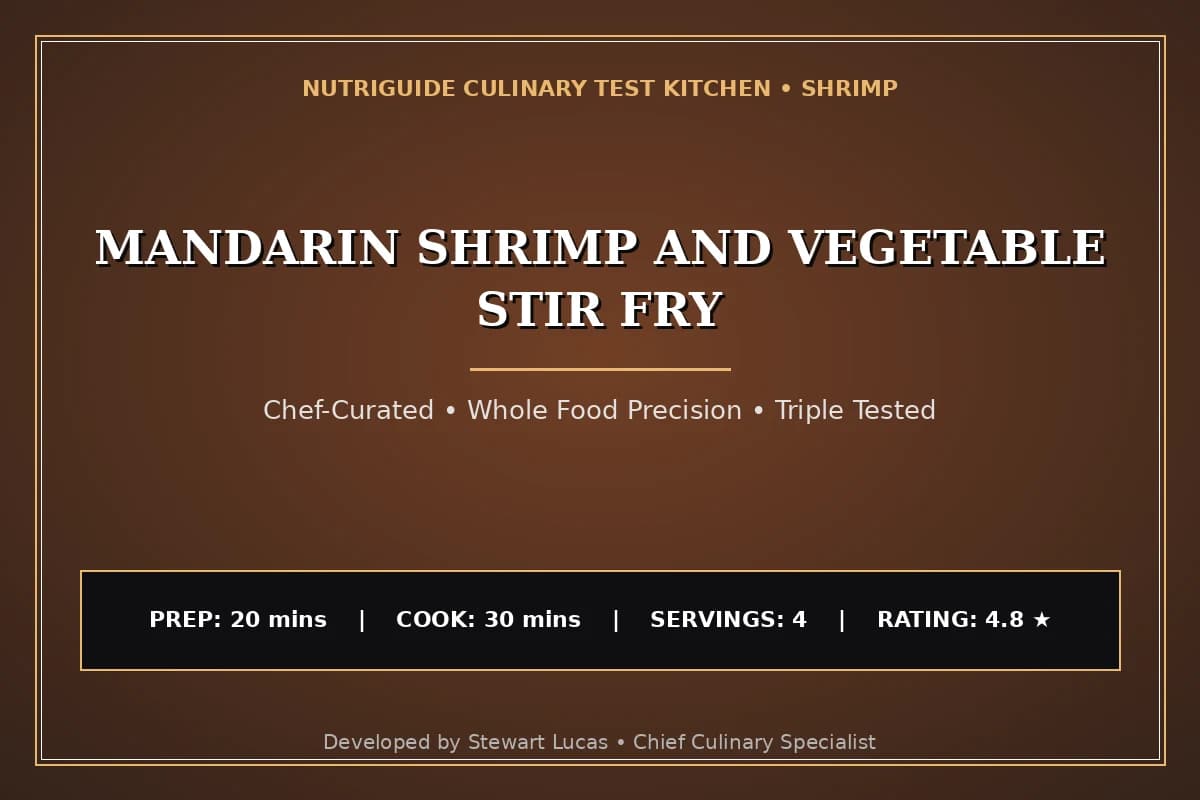 Mandarin Shrimp And Vegetable Stir Fry