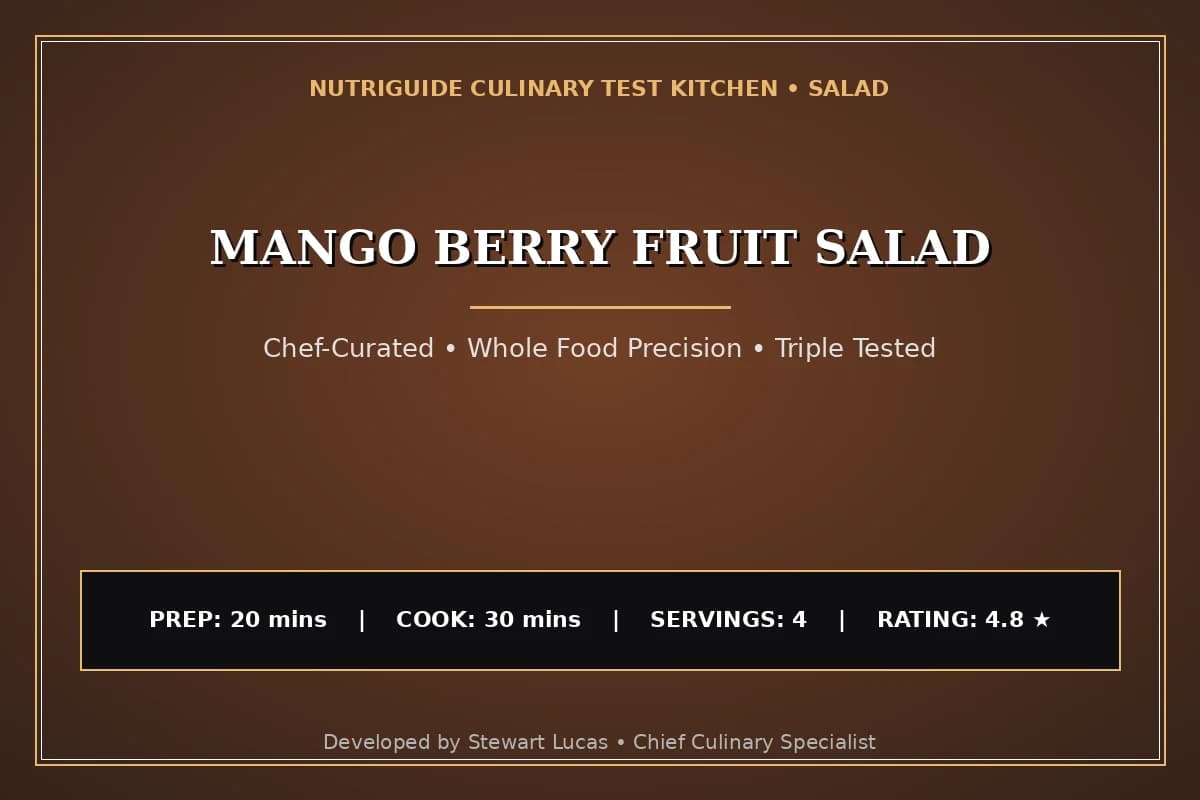 Mango Berry Fruit Salad