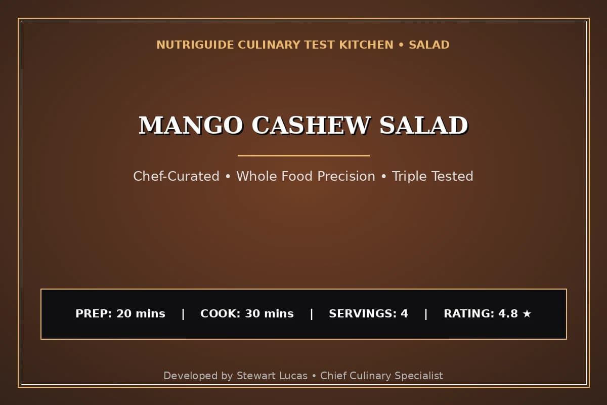 Mango Cashew Salad