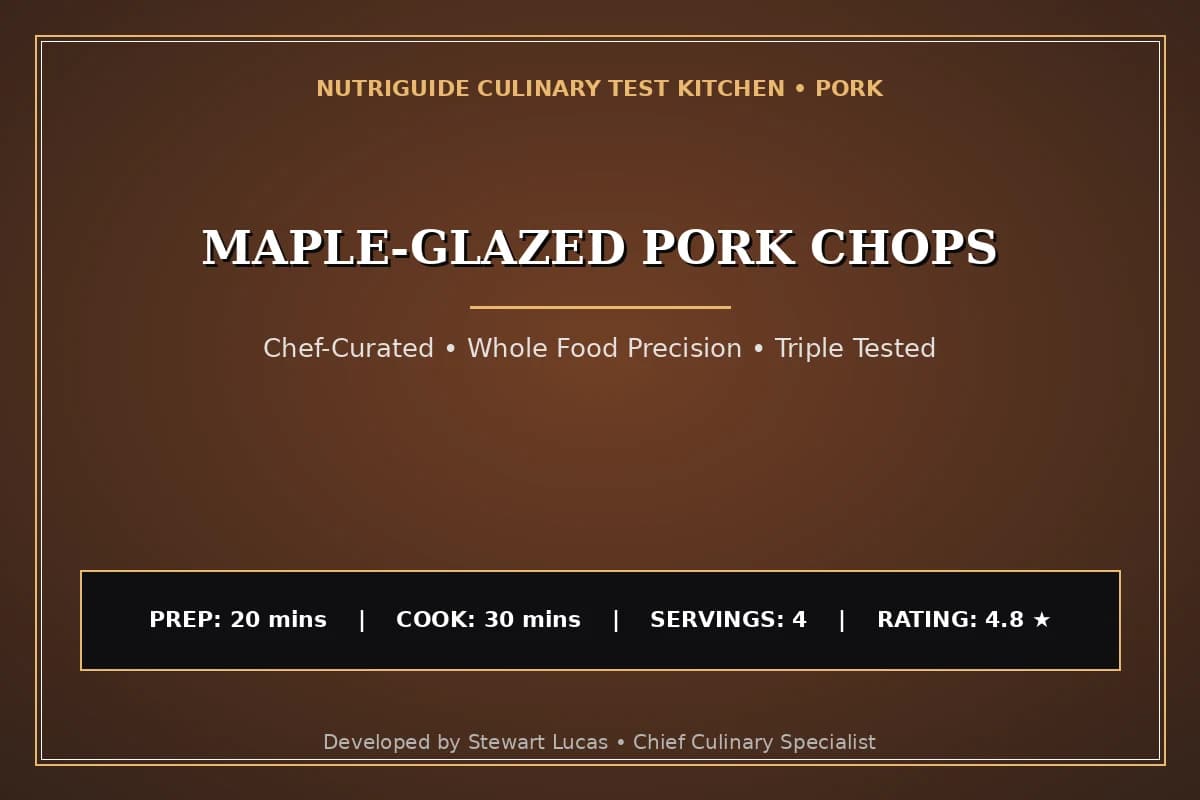 Maple-Glazed Pork Chops