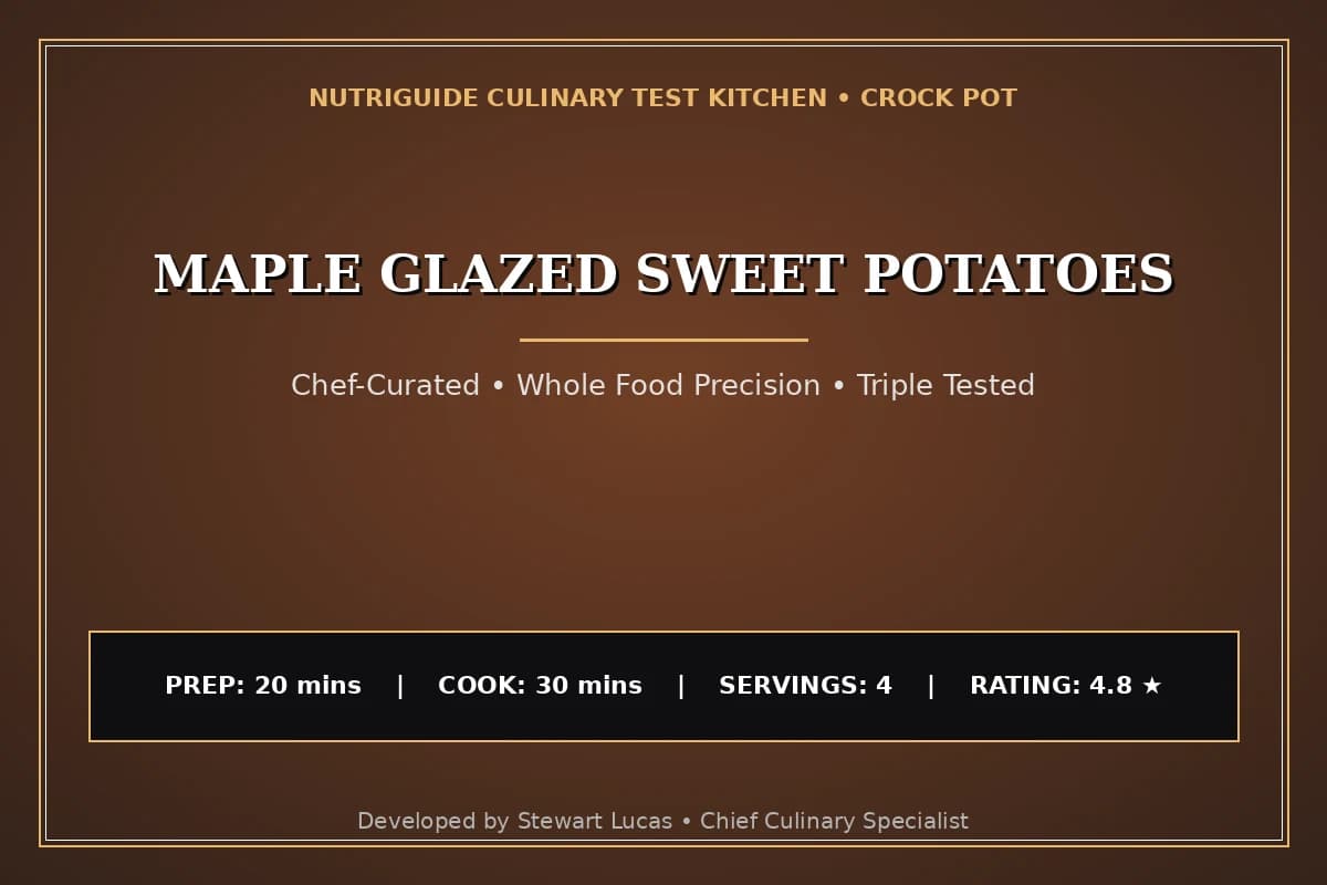 Maple Glazed Sweet Potatoes