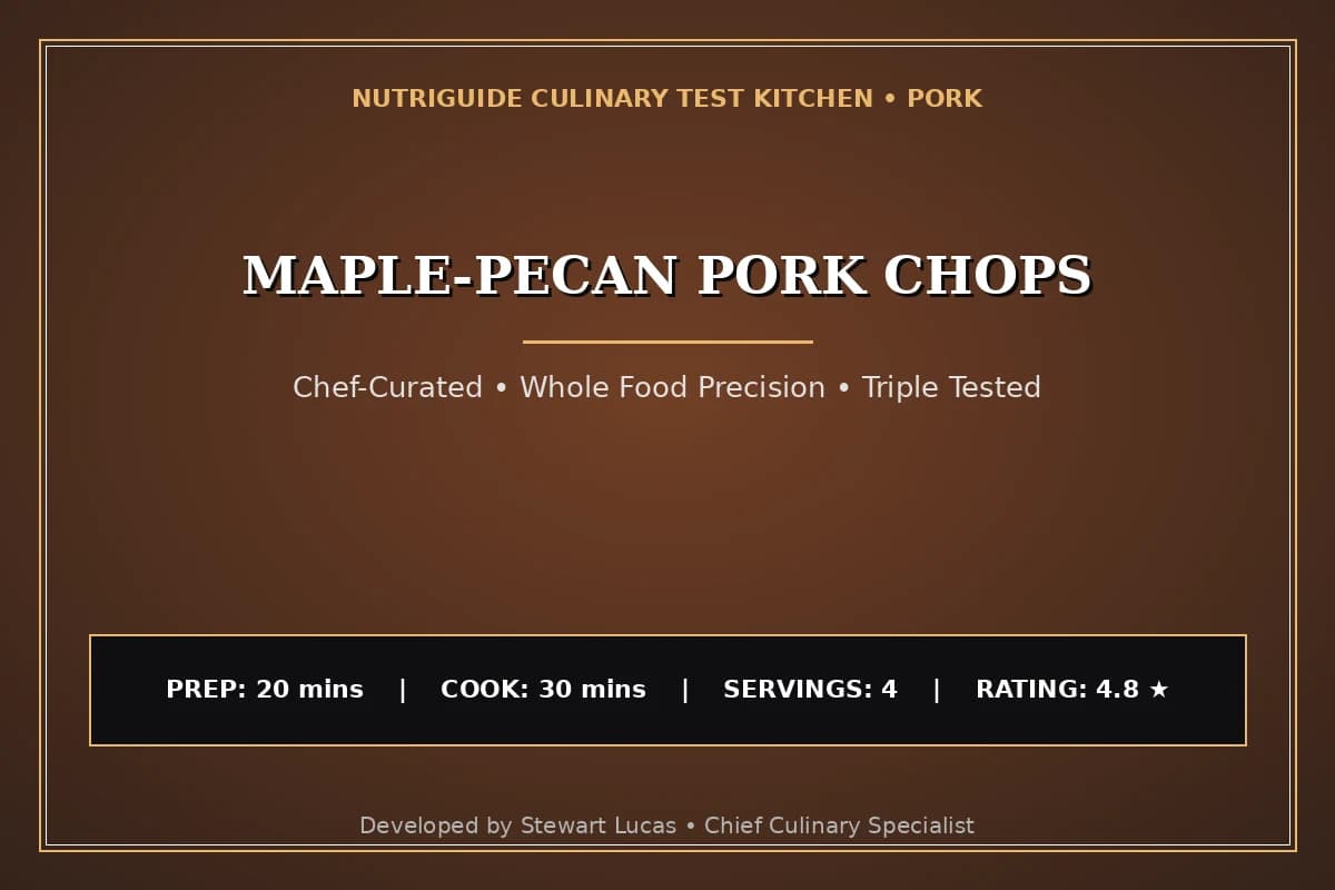 Maple-Pecan Pork Chops