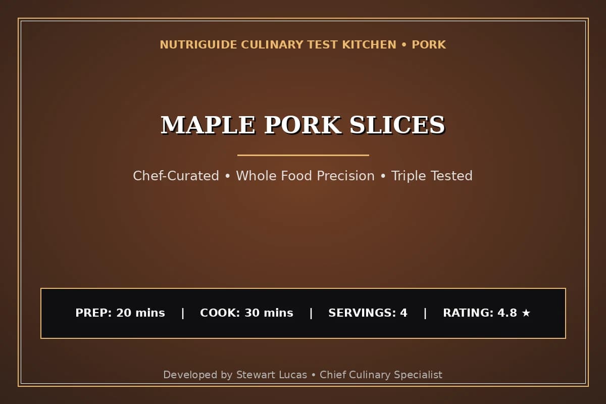 Maple Pork Slices