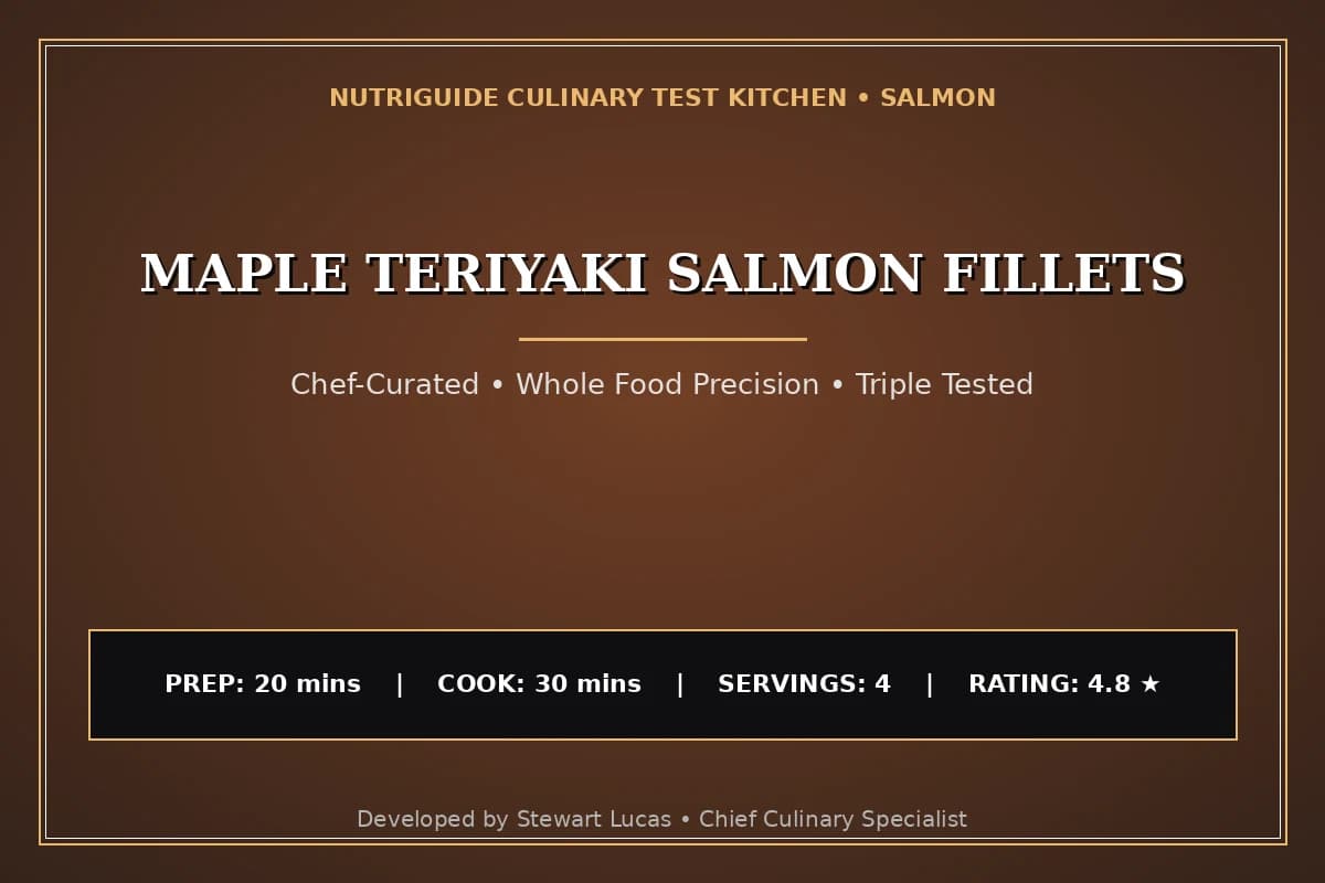 Maple Teriyaki Salmon Fillets
