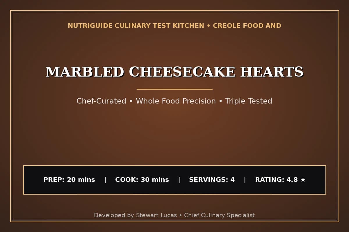 Marbled Cheesecake Hearts