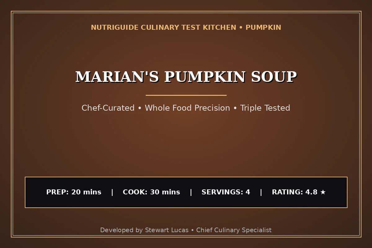 Marian'S Pumpkin Soup