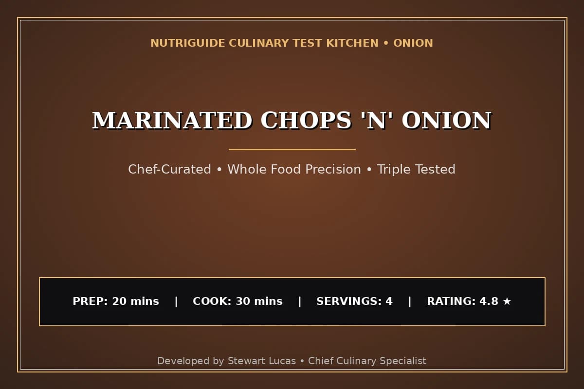 Marinated Chops 'N' Onion