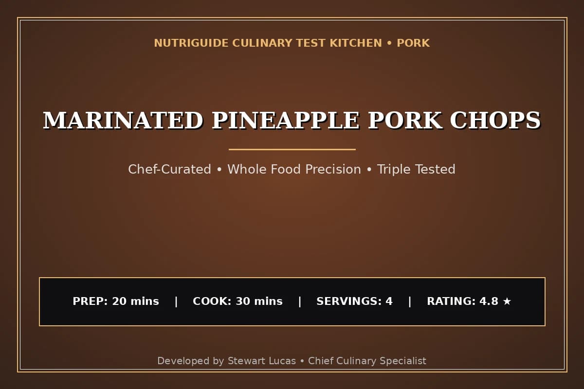 Marinated Pineapple Pork Chops