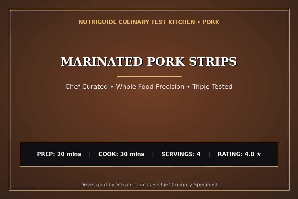 Marinated Pork Strips