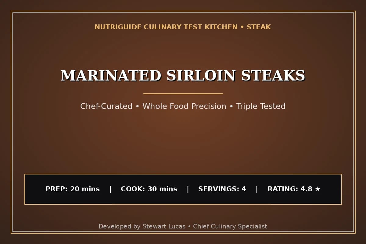 Marinated Sirloin Steaks