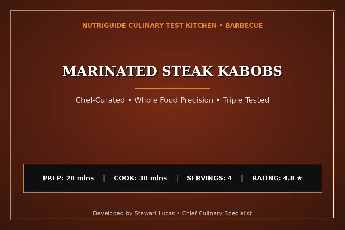Marinated Steak Kabobs