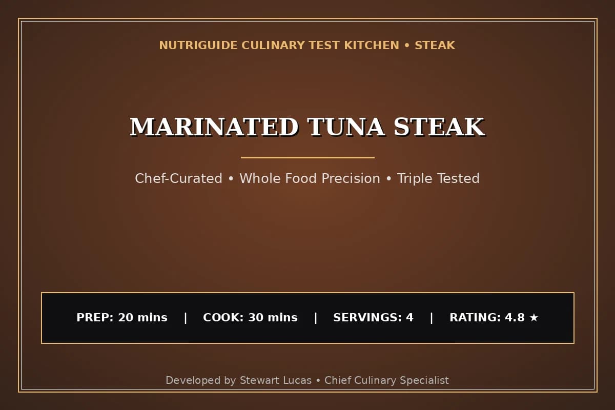 Marinated Tuna Steak