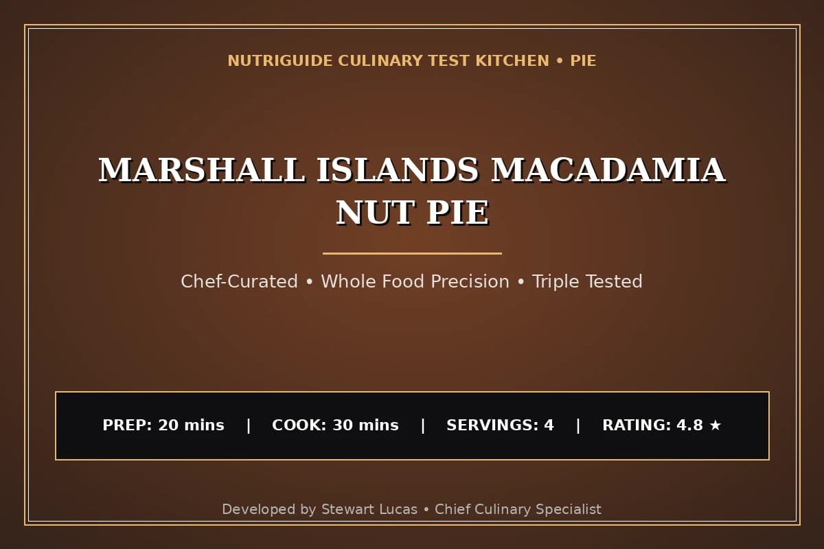 Marshall Islands Macadamia Nut Pie