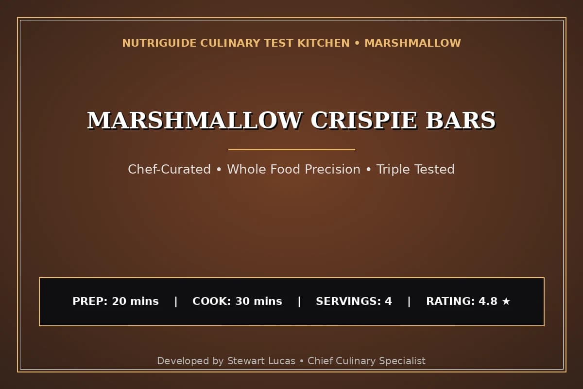 Marshmallow Crispie Bars