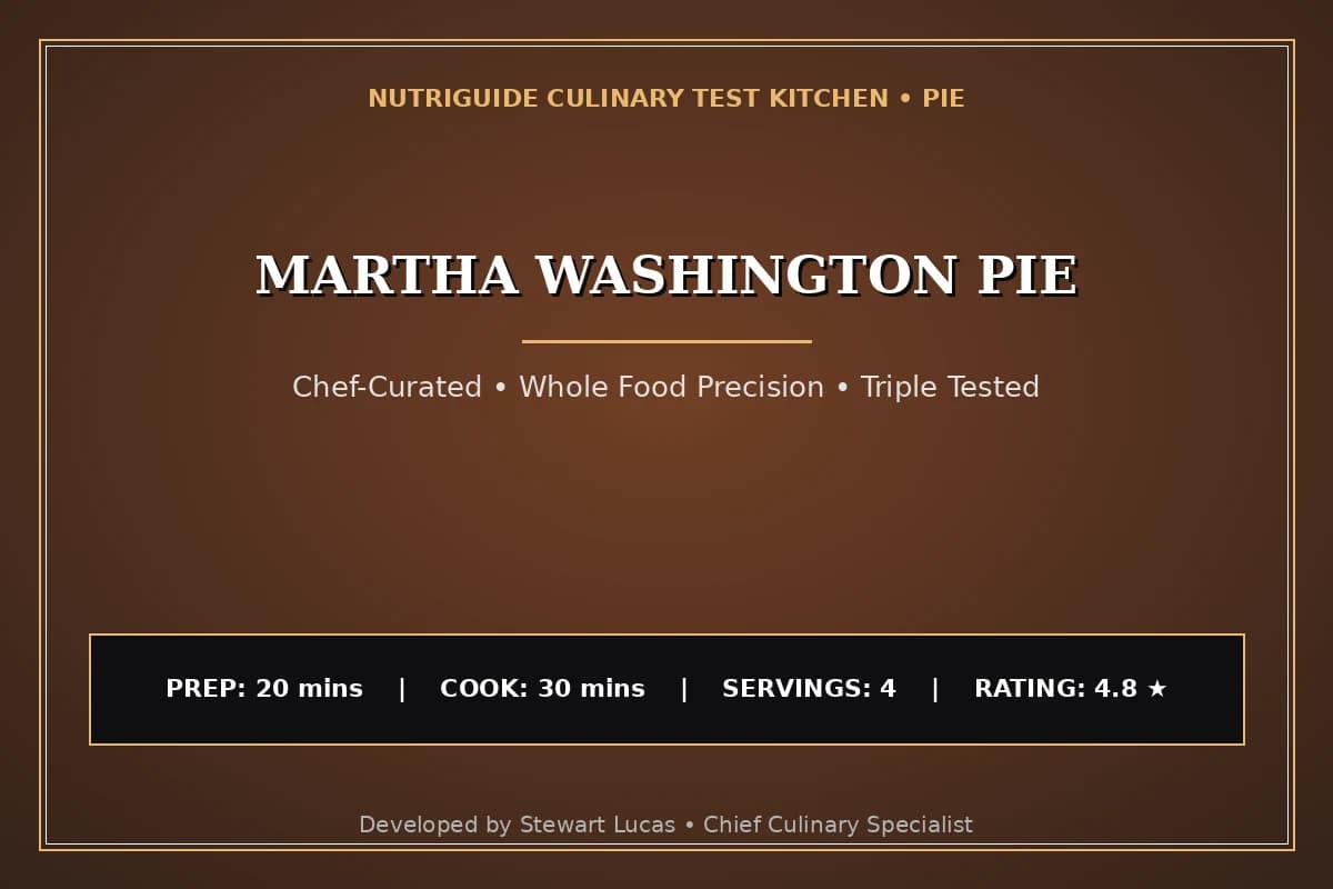 Martha Washington Pie