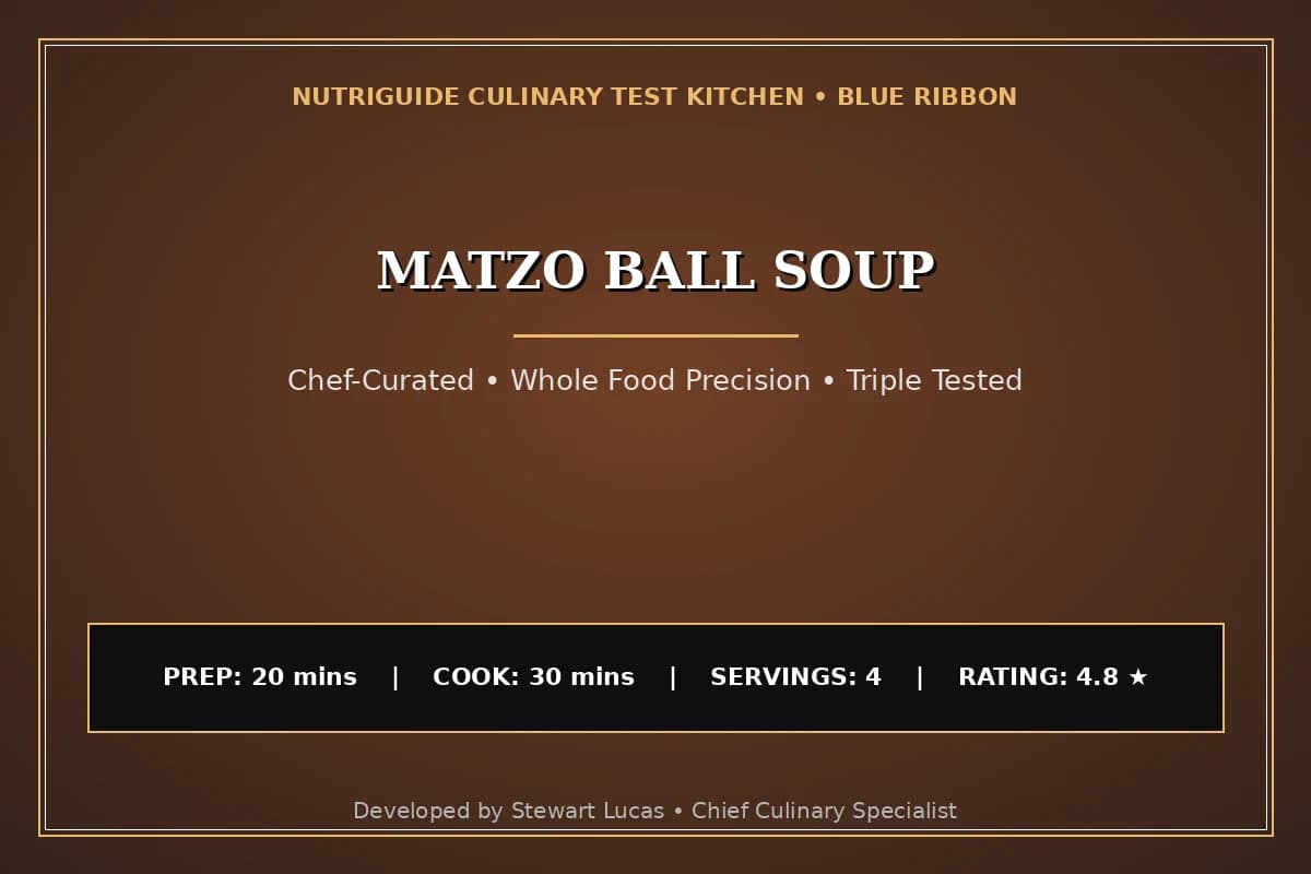 Matzo Ball Soup