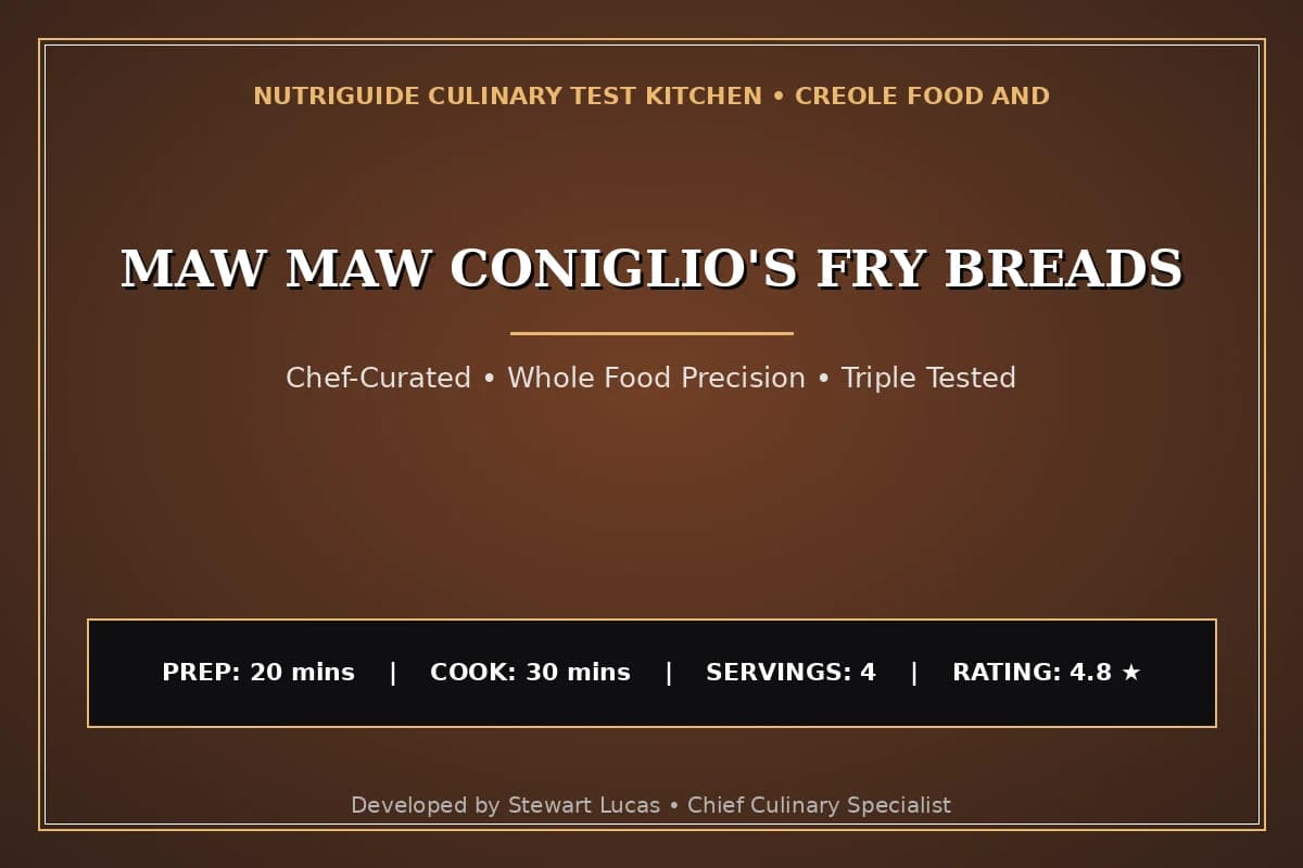 Maw Maw Coniglio'S Fry Breads