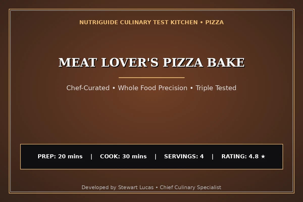 Meat Lover'S Pizza Bake