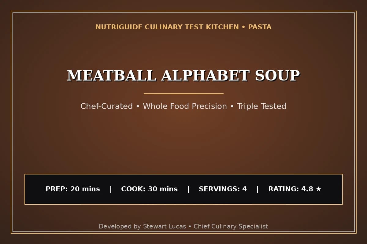 Meatball Alphabet Soup