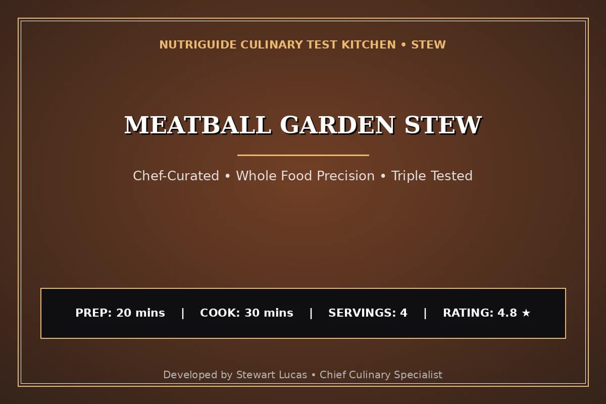 Meatball Garden Stew