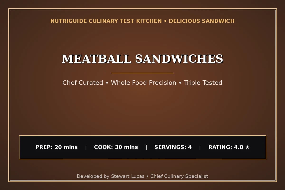 Meatball Sandwiches