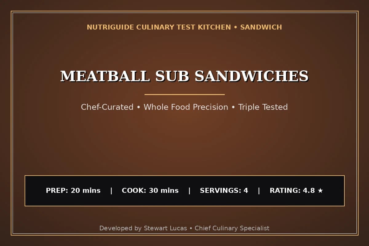 Meatball Sub Sandwiches