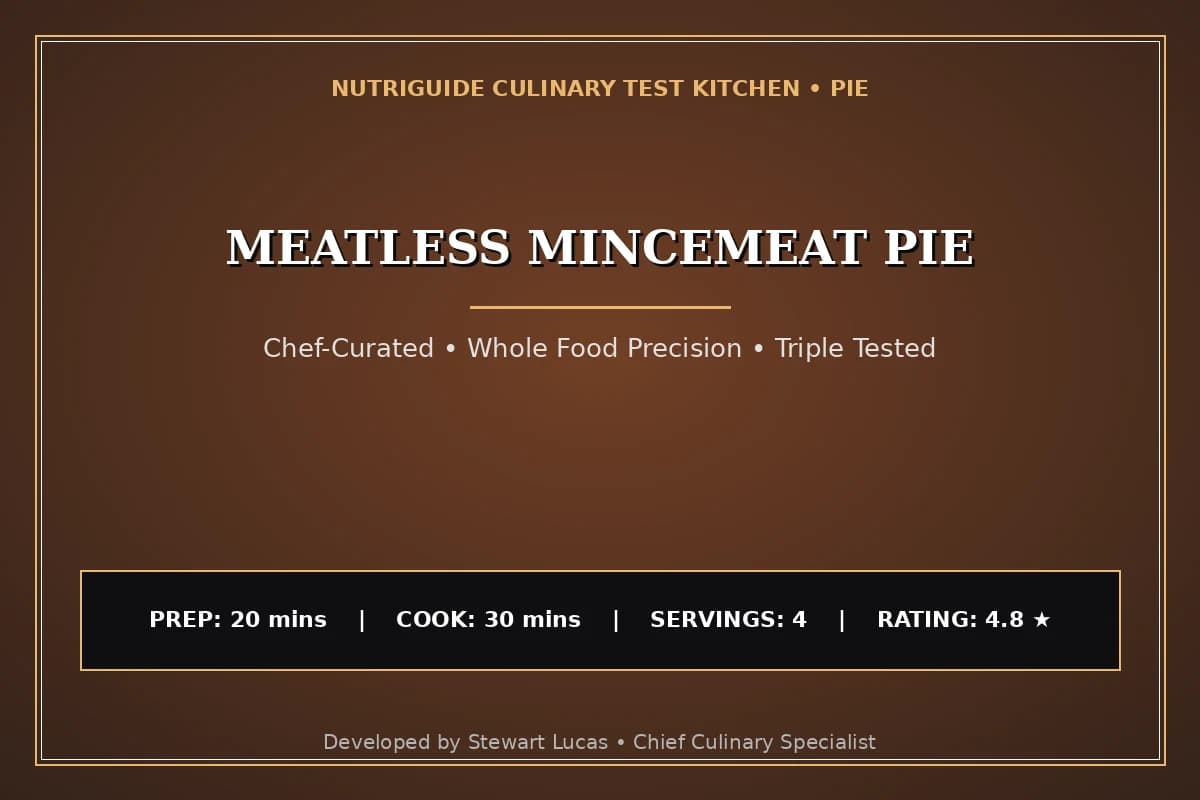 Meatless Mincemeat Pie