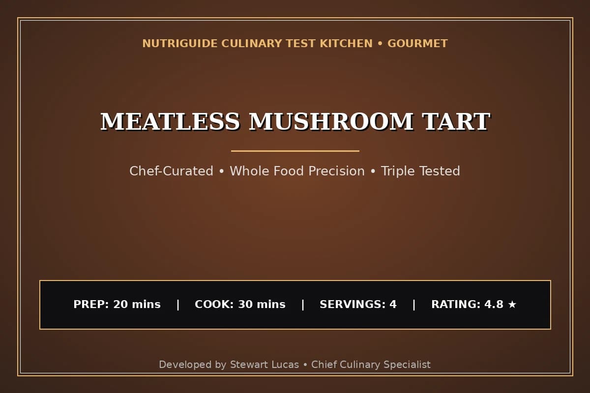 Meatless Mushroom Tart