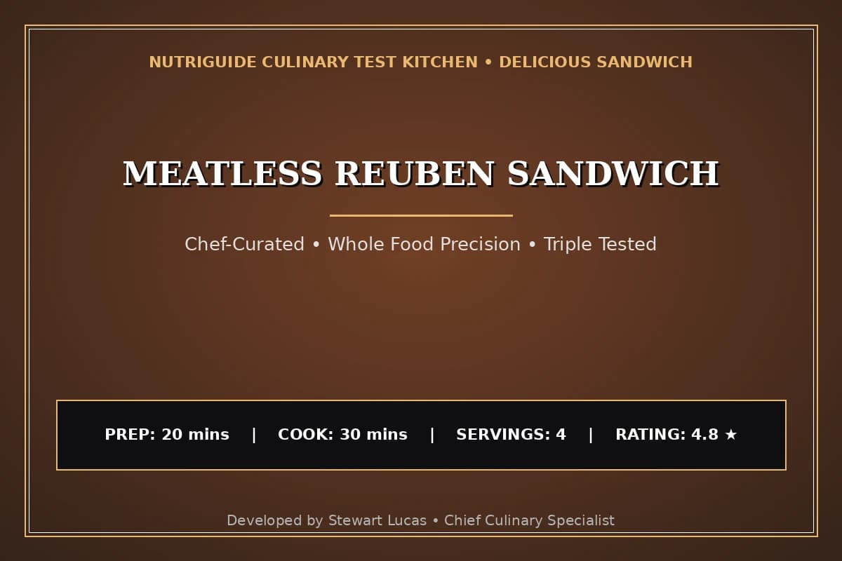 Meatless Reuben Sandwich