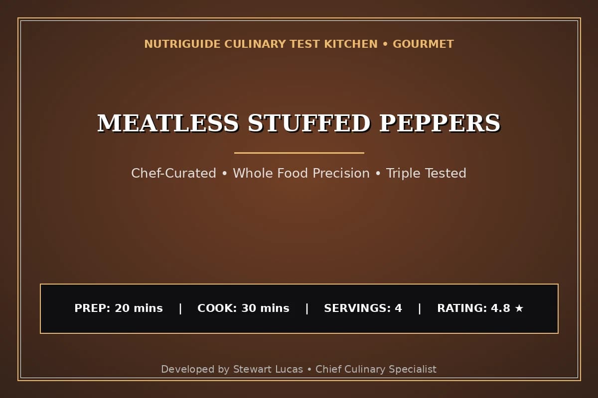 Meatless Stuffed Peppers