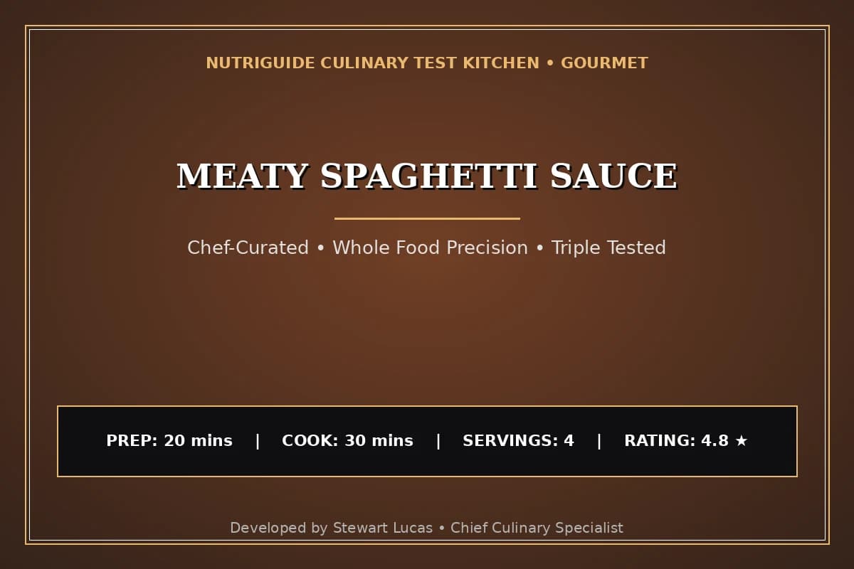 Meaty Spaghetti Sauce