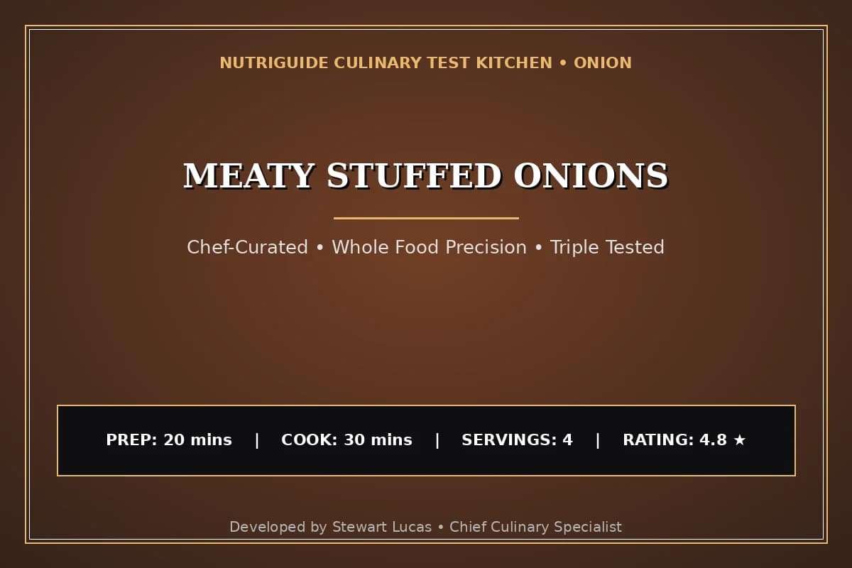 Meaty Stuffed Onions