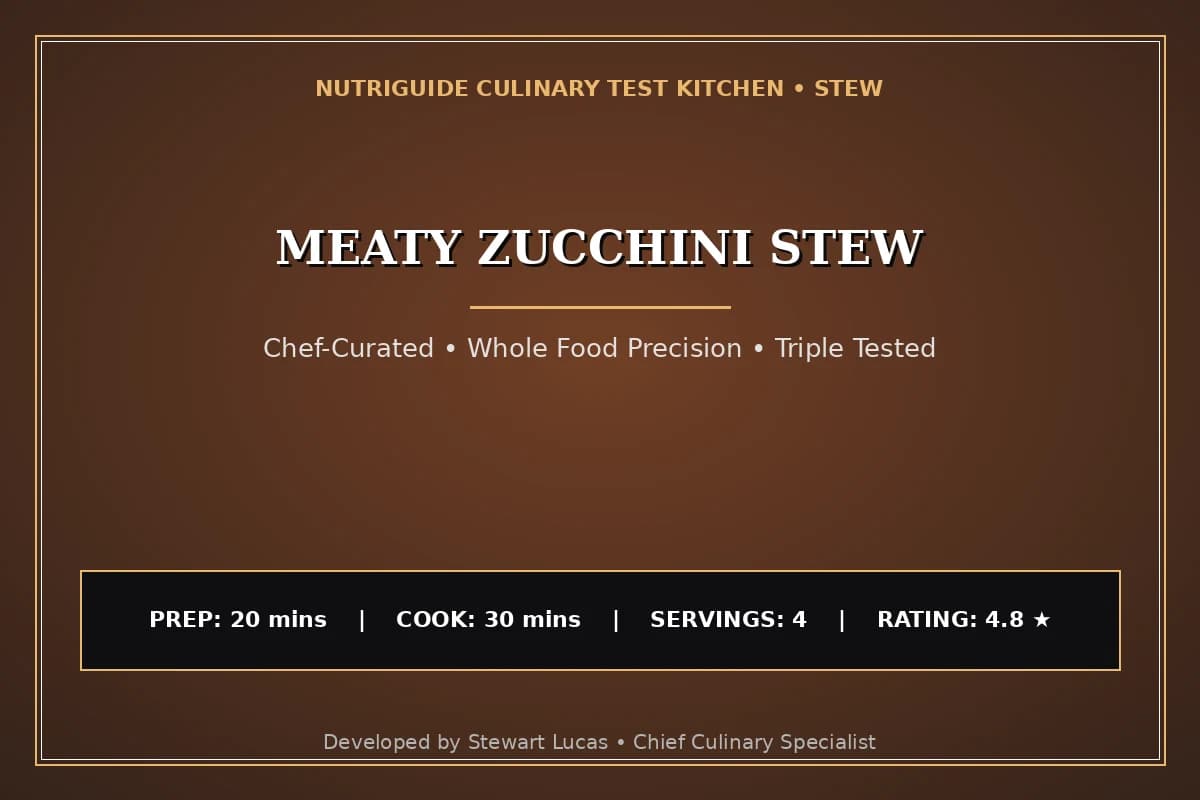 Meaty Zucchini Stew