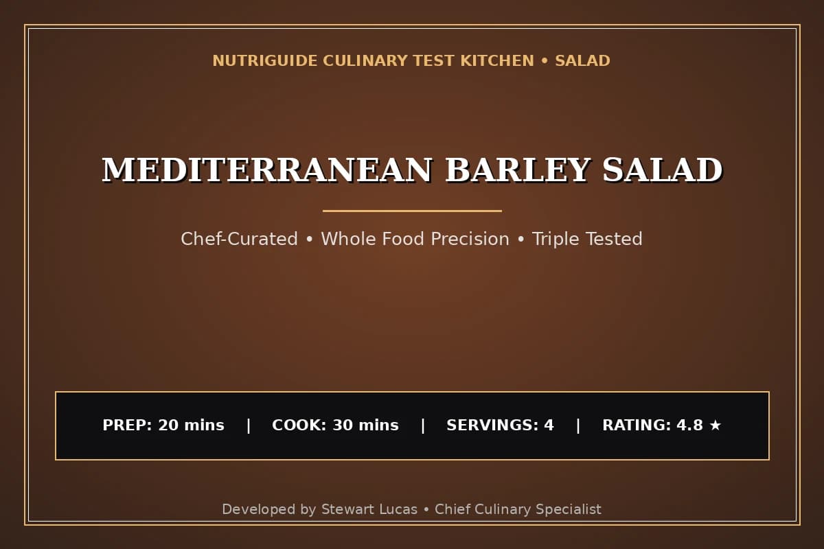 Mediterranean Barley Salad
