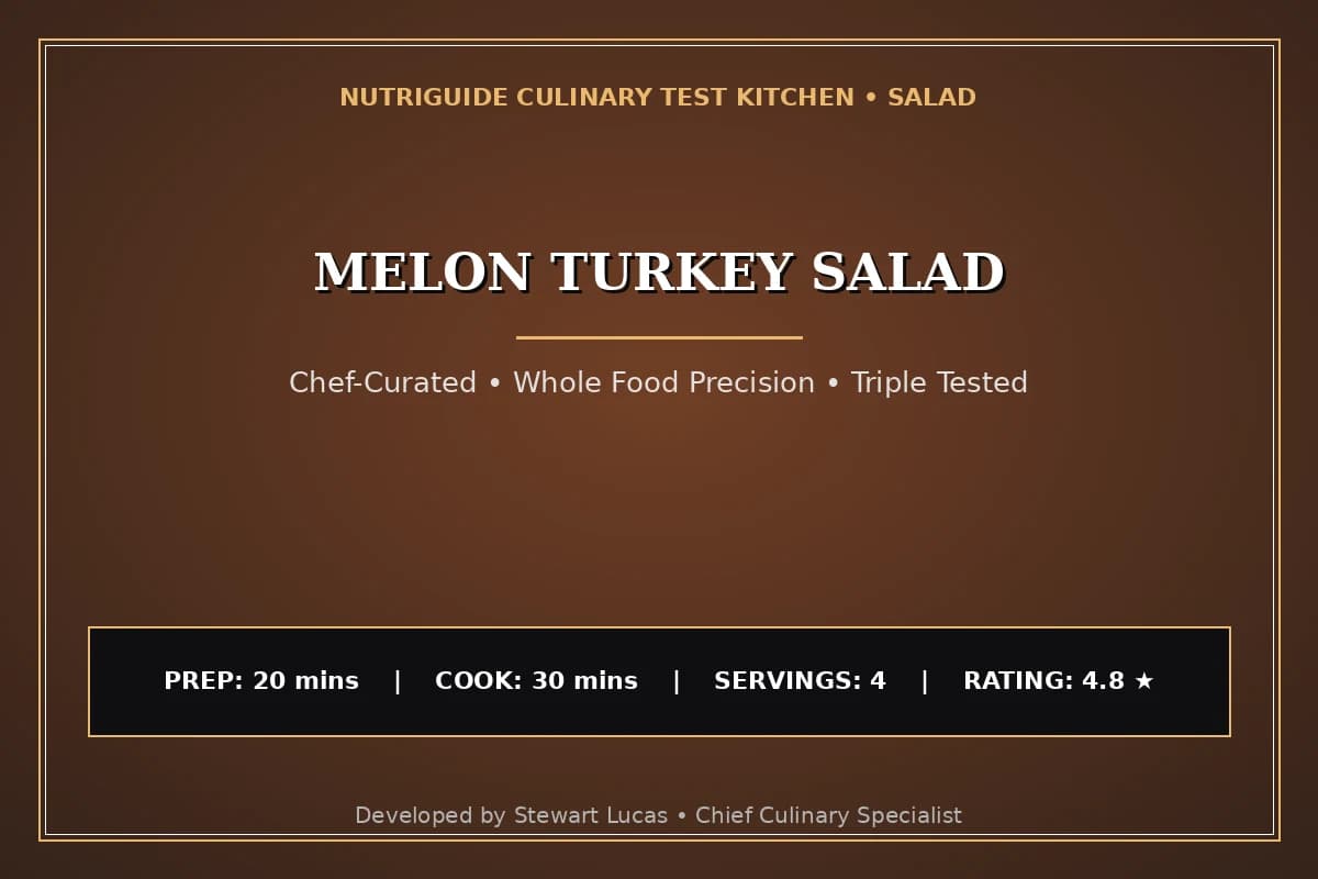 Melon Turkey Salad