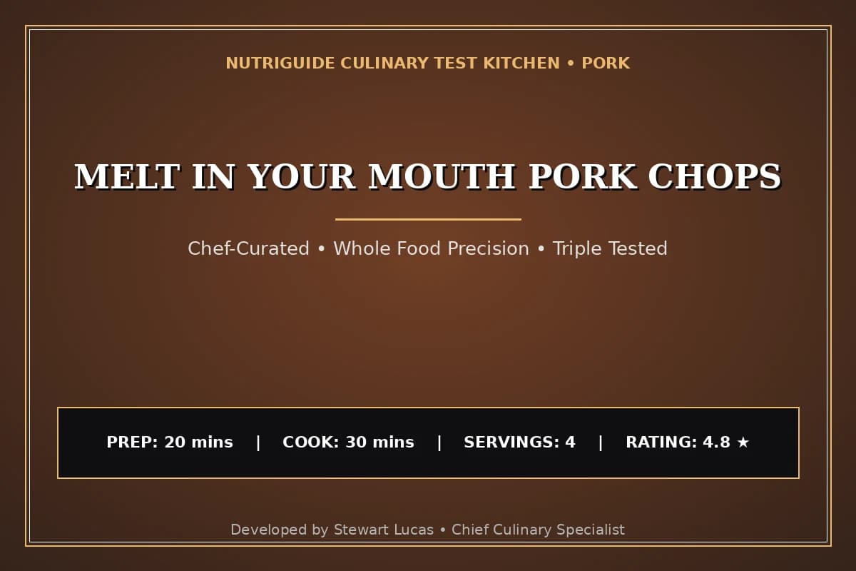 Melt In Your Mouth Pork Chops