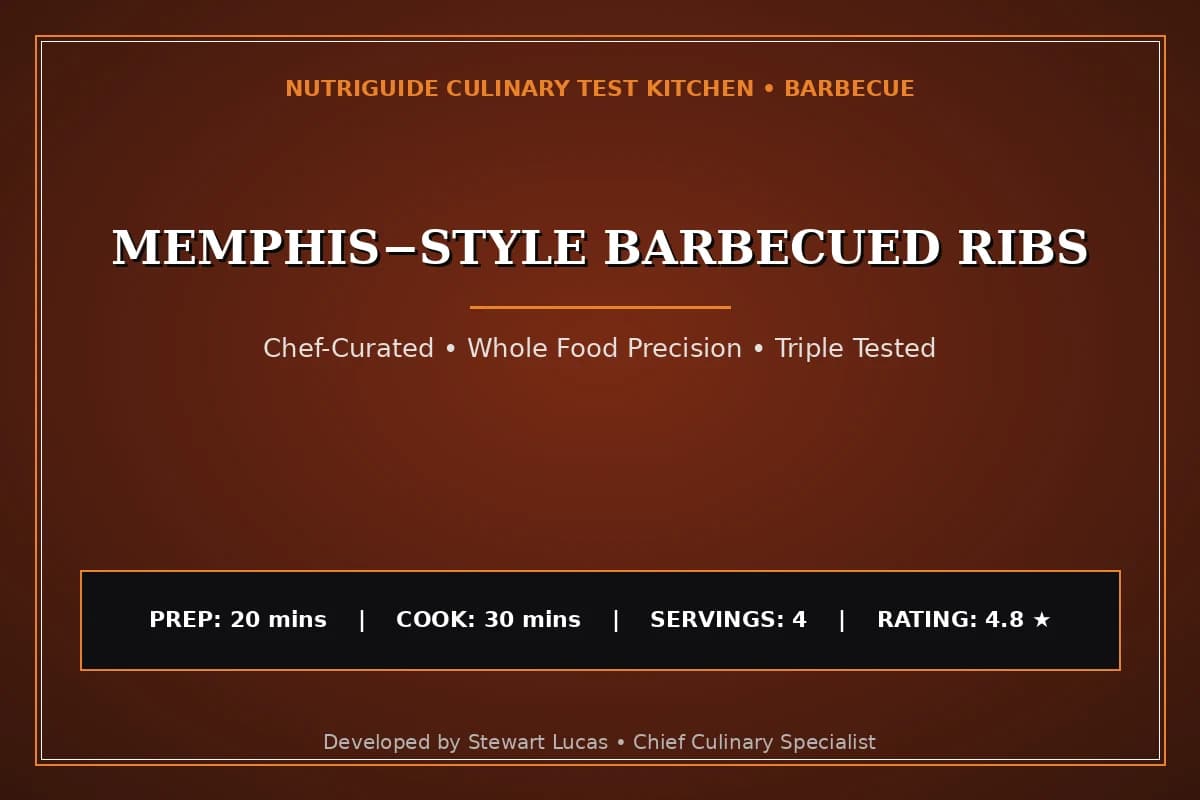 Memphis−Style Barbecued Ribs