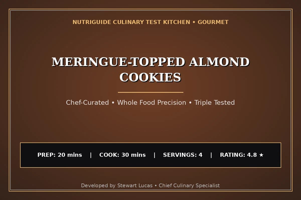 Meringue-Topped Almond Cookies