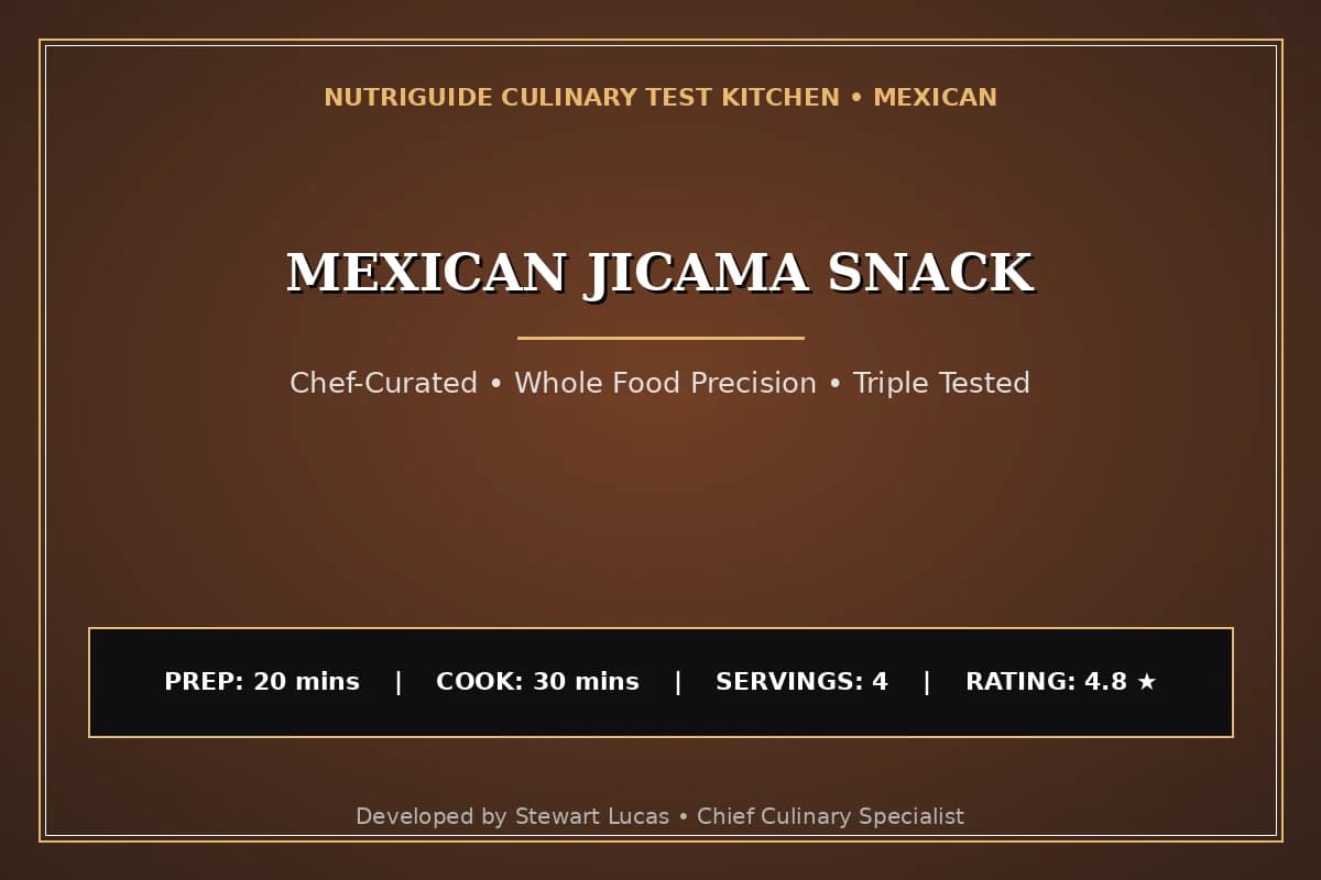 Mexican Jicama Snack