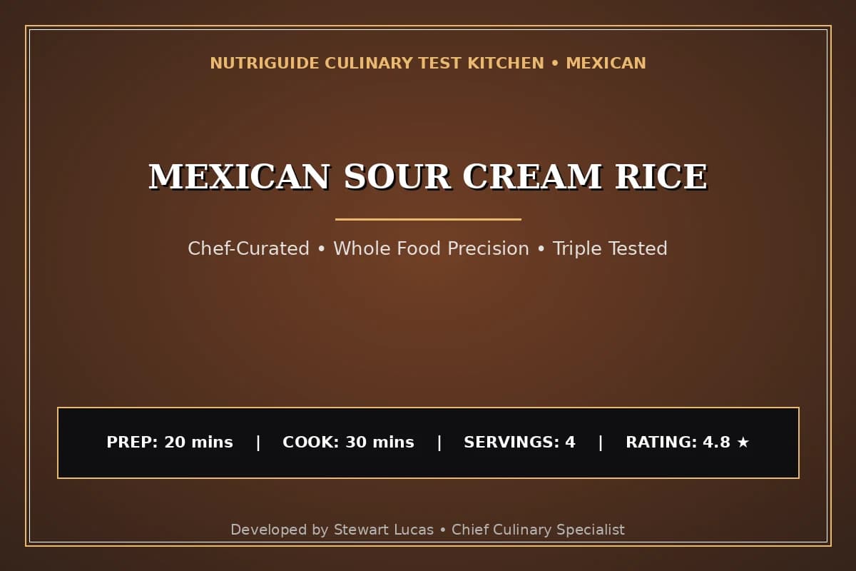Mexican Sour Cream Rice
